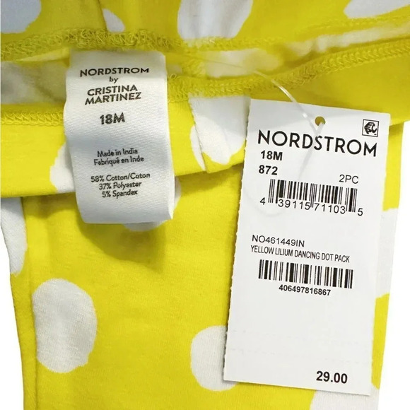 Nordstrom | Bundle of Toddler Leggings (18 mos) 💚💛 - Picture 3 of 9